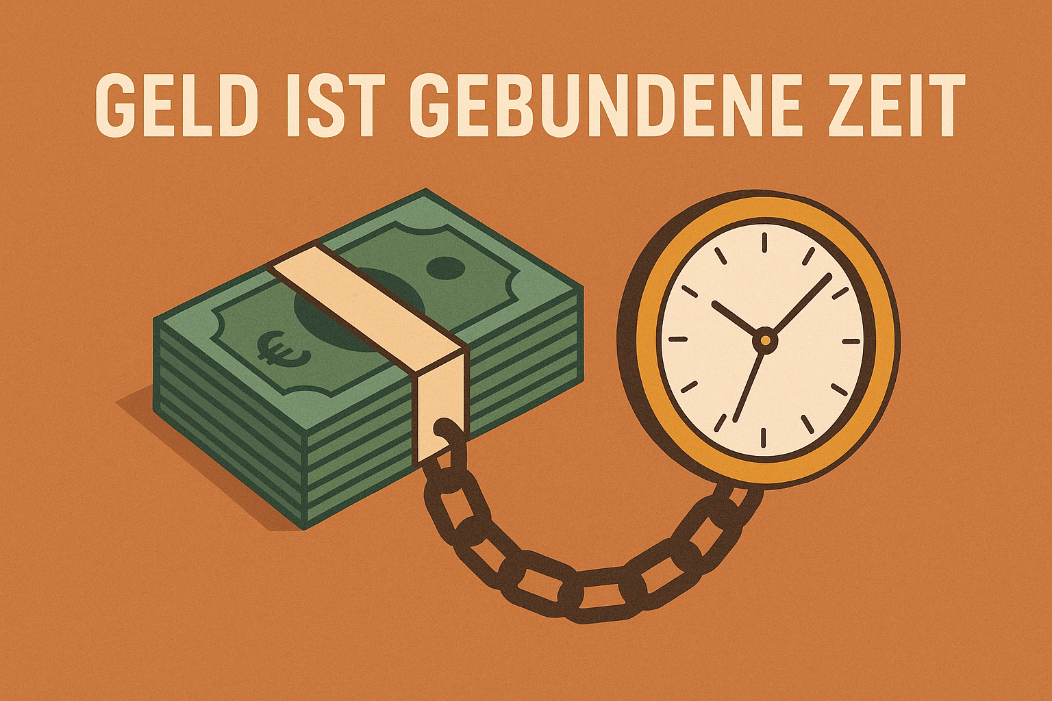 Geld ist gebundene Zeit